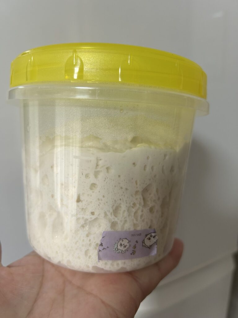自家製酵母ルヴァン種継ぎ中