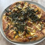 ふわふわもっちりのピザ焼き上がり！
