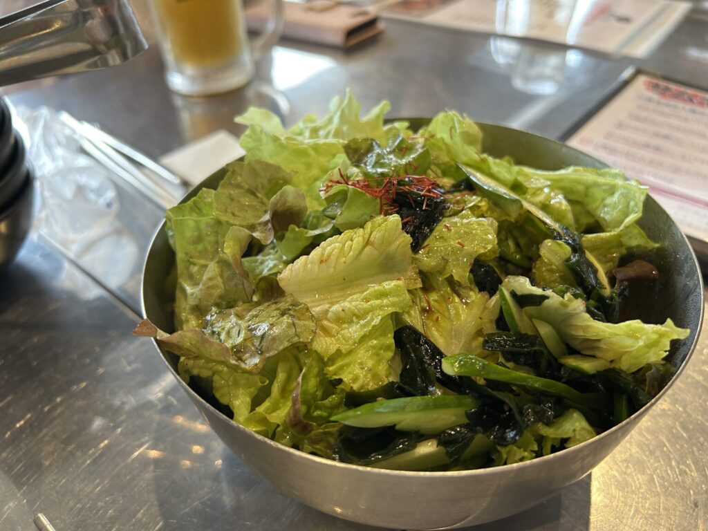 韓国料理 チョレギサラダ